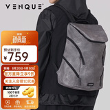 VENQUE范克双肩包男大容量轻便户外旅行背包女通勤商务电脑包大学生书包