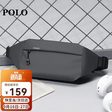 POLO斜挎包男士机能风胸包iPad包单肩包运动挎包腰包礼物送男友幻影灰