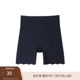 纤莉秀大码女装防走光不卷边安全裤丝滑轻薄无痕裸感打底裤秋新款1730 黑色 2XL