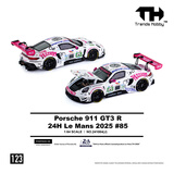 TRENDS HOBBY合金车TH小汽车模型1/64赛车保时捷911 GT3 R勒芒24H 2025 85号