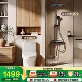 九牧（JOMOO）【悠享家卫浴两件套】马桶11173 400坑距+花洒36671灰