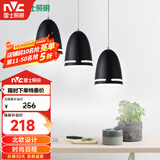 雷士（NVC）现代简约圆形餐厅灯北欧卧室吧台创意大气极光3头现代简约餐厅灯