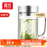 富光双层玻璃杯高硼硅男女士办公大容量茶水分离耐热泡茶水杯子带把手