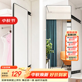安尔雅 穿衣镜 家用衣柜镜子内置旋转隐形伸缩折叠试衣抽拉放衣橱全身镜