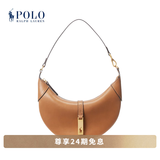 Polo Ralph Lauren 拉夫劳伦 Polo ID 女配 经典款皮革迷你单肩包 270-棕色 ONE
