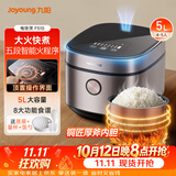 九阳（Joyoung）5升大容量4~5人电饭煲电饭锅八大烹饪菜单大火快煮智能预约微压多功能5L饭煲F510