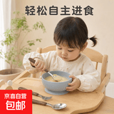 儿童宝宝喂食仿木纹不锈钢刀叉勺餐具套装甜品蛋糕叉辅食勺ins风 【划算推荐】5支装 (小勺头)仿木纹塑料厚柄