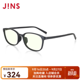 睛姿（JINS）SCREEN HEAVY防蓝光镜轻量透明男女护目眼镜FPC23S001 97亚光黑色