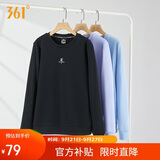 361°卫衣女秋季外套运动休闲套头衫宽松圆领长袖上衣662334801D-6