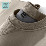 JEANSWEST LIFE真维斯无帽卫衣男春秋季宽松打底外套倒三角设计重磅圆领上衣C