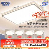 欧普照明（OPPLE）全光谱护眼吸顶灯客厅灯照明灯具简约智能宸风套餐4室1厅A