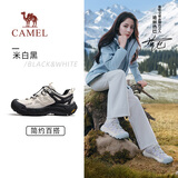 骆驼（CAMEL）迪丽热巴同款云山2代户外登山休闲徒步鞋 G25AX48080 米白/黑 38