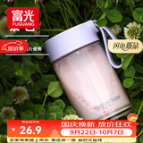 富光玻璃杯高硼硅玻璃水杯子女生便携牛奶咖啡刻度高颜值茶杯330ml