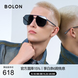 BOLON暴龙眼镜飞行员大框偏光太阳镜防晒驾驶钓鱼墨镜男潮 BL8115C10