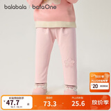 巴拉巴拉balaOne宝宝打底裤加绒保暖长裤冬女童男童裤子209425108201