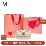 VANESSA HOGAN VH女包茵然软包轻奢小香风斜挎小包菱格链条单肩腋下包生日礼物