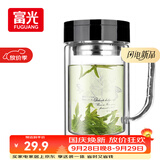 富光双层玻璃杯高硼硅男女士办公大容量茶水分离耐热泡茶水杯子带把手