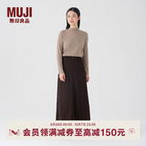 MUJI女式 灯芯绒 A字裙 长半身裙女冬季款裙子 美拉德BE09CC3A 深棕色 S (155/62A)