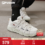 斐乐面包鞋｜FILA FUSION潮牌篮球鞋男士低帮运动鞋休闲鞋老爹鞋 燕麦色-OM 41