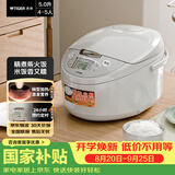 虎牌（TIGER）电饭煲 多功能智能微电脑 可预约定时煮饭电饭煲 家用不粘锅电饭锅 4-5人 5L JAX-C18C