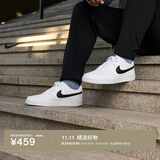 耐克男子透气平底运动鞋板鞋NIKE COURT VISION LOW DH2987 101白色/黑/白色 43