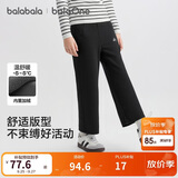 巴拉巴拉balaOne童装女童长裤儿童加绒裤子2025冬直筒裤保暖208425108012