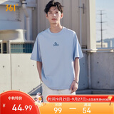 361°短袖男夏季新款运动跑步宽松休闲潮流男士t恤半袖652519106-2
