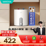 华帝【一级能效升级8升小厨宝】DJF8-i14038电热水器 2200W速热增容160L保温28小时  以旧换新上门安装