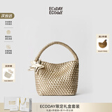 ECODAY包包女包2026新款原创设计经典编织包大容量托特包通勤包生日礼物