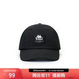 卡帕（Kappa）棒球帽情侣男女户外遮阳帽简约鸭舌帽K0EX8MB08