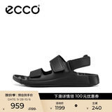 爱步（ECCO）凉鞋男 秋季时尚凉鞋魔术贴凉皮鞋男 科摩系列500944 黑色39