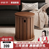 家逸实木叠叠凳可叠放凳子家用圆凳客厅板凳备用餐凳椅子可收纳堆叠凳