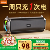 CLAISON【柏林之声】T16蓝牙音箱音响重低音炮家庭户外便携式桌面电脑无线音响防水可插卡超长续航 黑色
