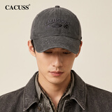 CACUSS棒球帽男四季大头围显脸小鸭舌帽运动休闲遮阳帽子男6片 灰色大号