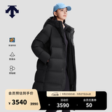 迪桑特（DESCENTE）迪桑特SKI STYLE系列HEAT NAVI男女款长款鹅绒运动羽绒服 女子BK-黑色-D5492SDJ52 S (男165/女160)