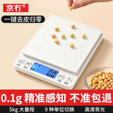 京冇高精度家用厨房电子秤 小型精准克重秤 烘焙咖啡中药珠宝称重神器