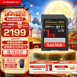 Sandisk闪迪相机卡4K高清SD卡 UHS-I微单存储卡微单反摄像储存大卡内存sd卡内存卡 1T 相机SD卡读速高达200Mb/S