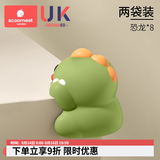 科巢儿童防撞角条窗户桌子包边贴安全保护套防磕碰卡通防撞护角软直角 恐龙防撞角8只装