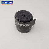 威克多（VICTOR）羽毛球拍手胶耐久防滑胜利外握把胶平面薄款吸汗带手胶GR-1单只装 1C黑色【耐久】