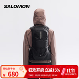 萨洛蒙（Salomon）男女款 户外运动 徒步多功能舒适透气双肩背包 XT 15 RMU SET 黑色 C25362 均码