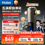 海尔（Haier）前置过滤器培林自净化系列五涡轮自动反冲洗钛金滤网大通量家用自来水全屋净水器HQZ50-XFAZ12