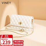 viney包包女包牛皮链条包轻奢百搭单肩斜挎包生日礼物高级感送女友老婆