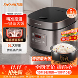 九阳（Joyoung）5升大容量4~5人家用智能微压电饭煲电饭锅大火力柴火饭多功能焖煮不粘内胆方煲50FZ821