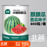 北蔬西瓜种子种苗麒麟8424甜脆盆栽西瓜籽 冰糖麒麟瓜种子约800粒桶装