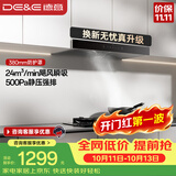 德意（DE&E）抽油烟机 欧式顶吸油烟机 24大风量 三重净烟系统 挥手智控 以旧换新 CXW-268-851A