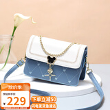 爱情海牛皮包包女包斜挎包品牌单肩包小方包生日礼物高级感送女友老婆