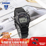 卡西欧（CASIO） 男表女表卡西欧手表男女情侣表学生时尚运动表太阳能双显电子表 W-220H-1AVDF酷小黑