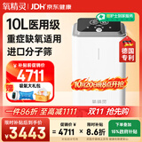 氧精灵10L升医用制氧机大流量吸氧机家用老人氧气机重度缺氧带雾化