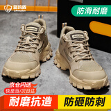 蓝鸥盾劳保鞋男士夏季透气防砸钢包头防刺轻便耐磨安全工作鞋DL1122T 42