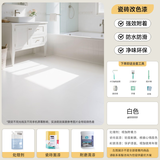 三青 水性瓷砖漆室内卫生间墙地面家用地砖翻新改色艺术漆 白色套装